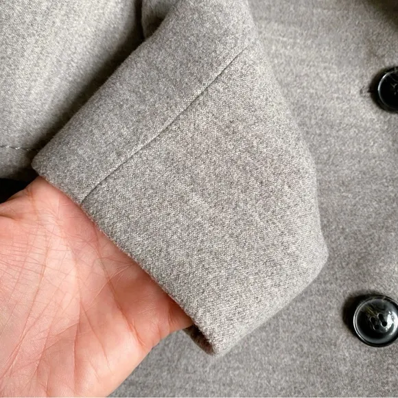 🩶 H&amp;M GREY WOVEN STITCHED FALL JACKET!