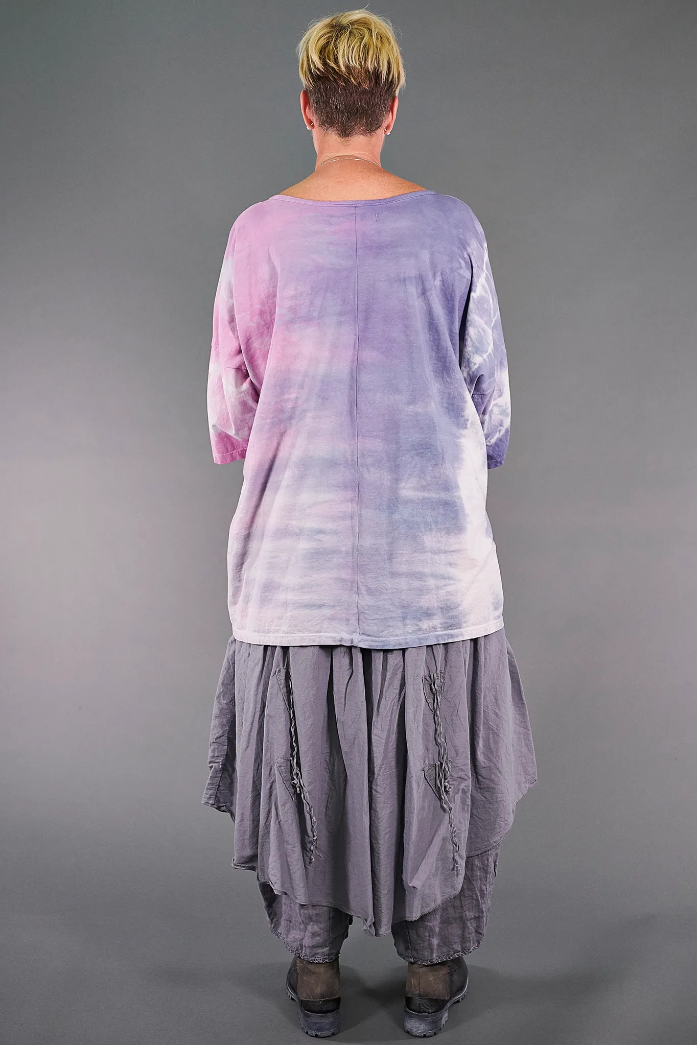1236HD Hand Dyed Line Tee-Breeze