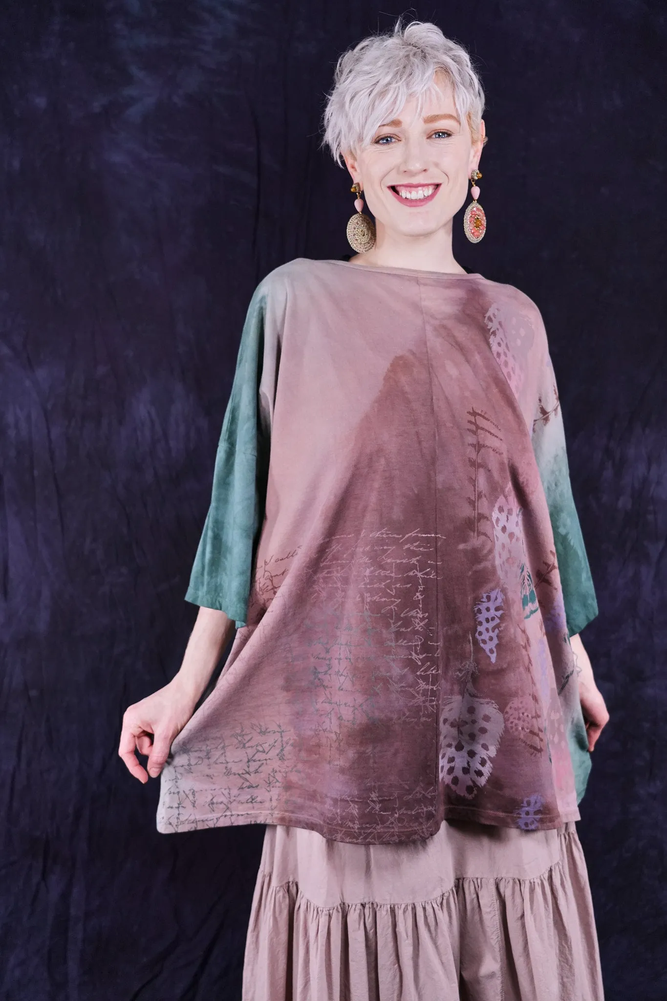 1236HD Line Tee Petroglyph 31"L (copper)