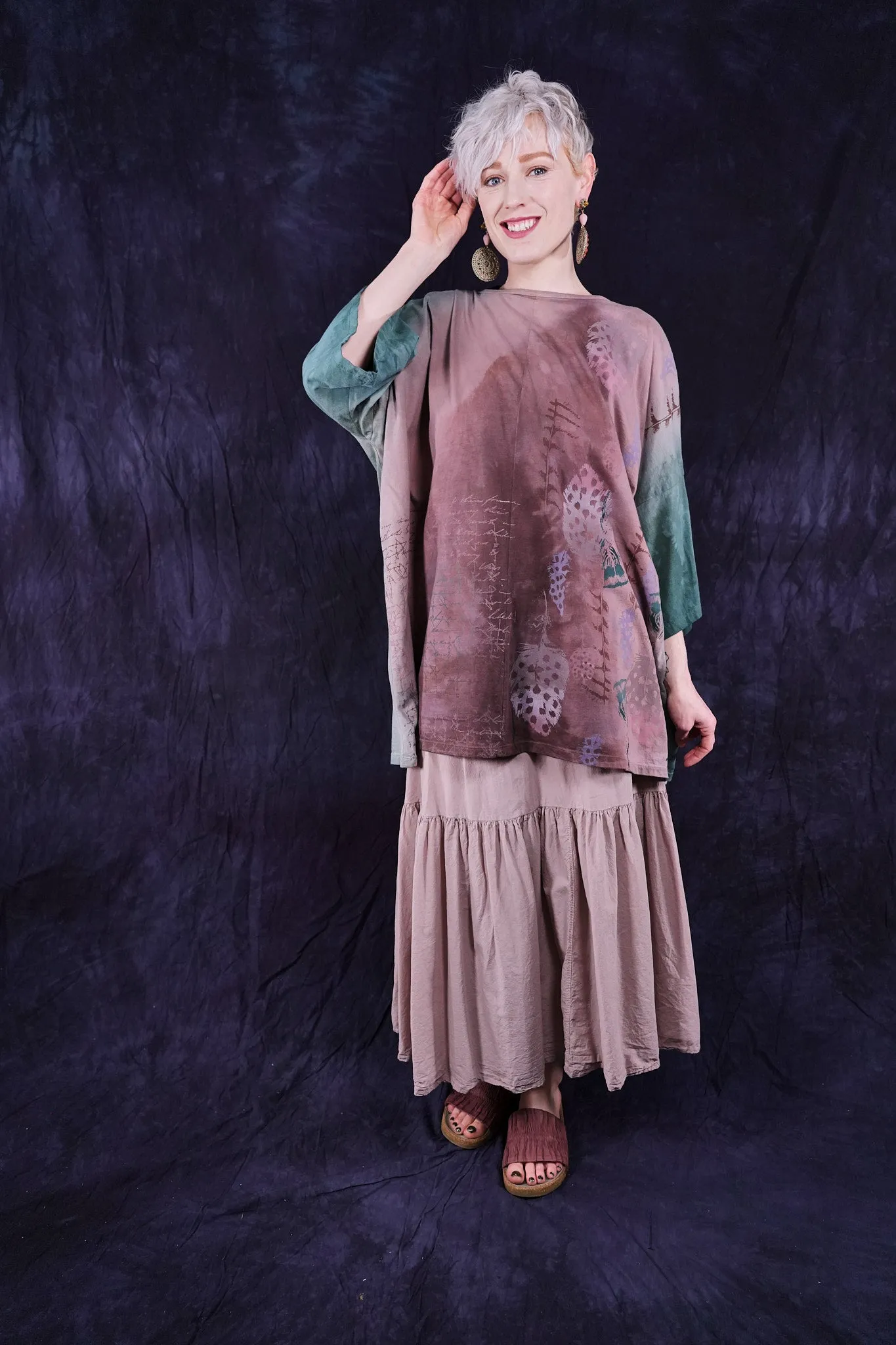 1236HD Line Tee Petroglyph 31"L (copper)