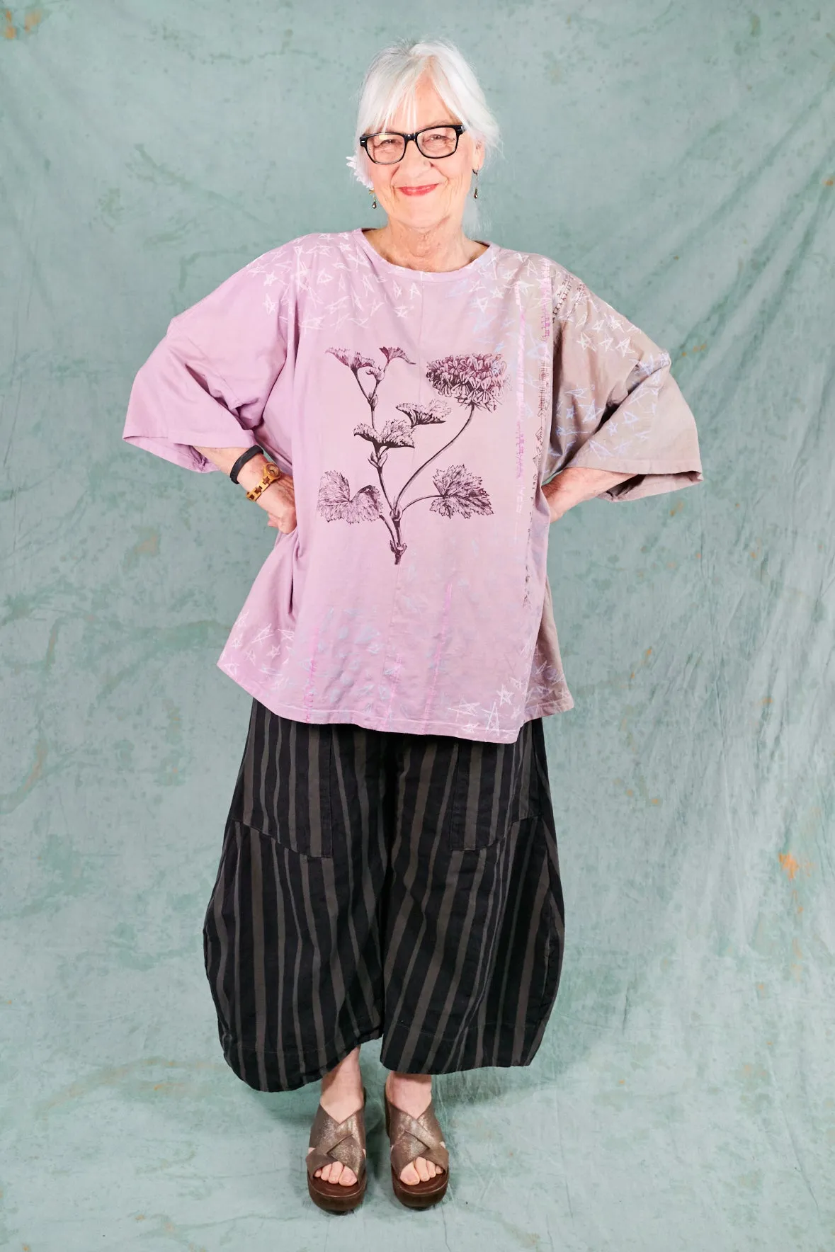 1236HD Line Tee-Pink Earth-Celestial Garden