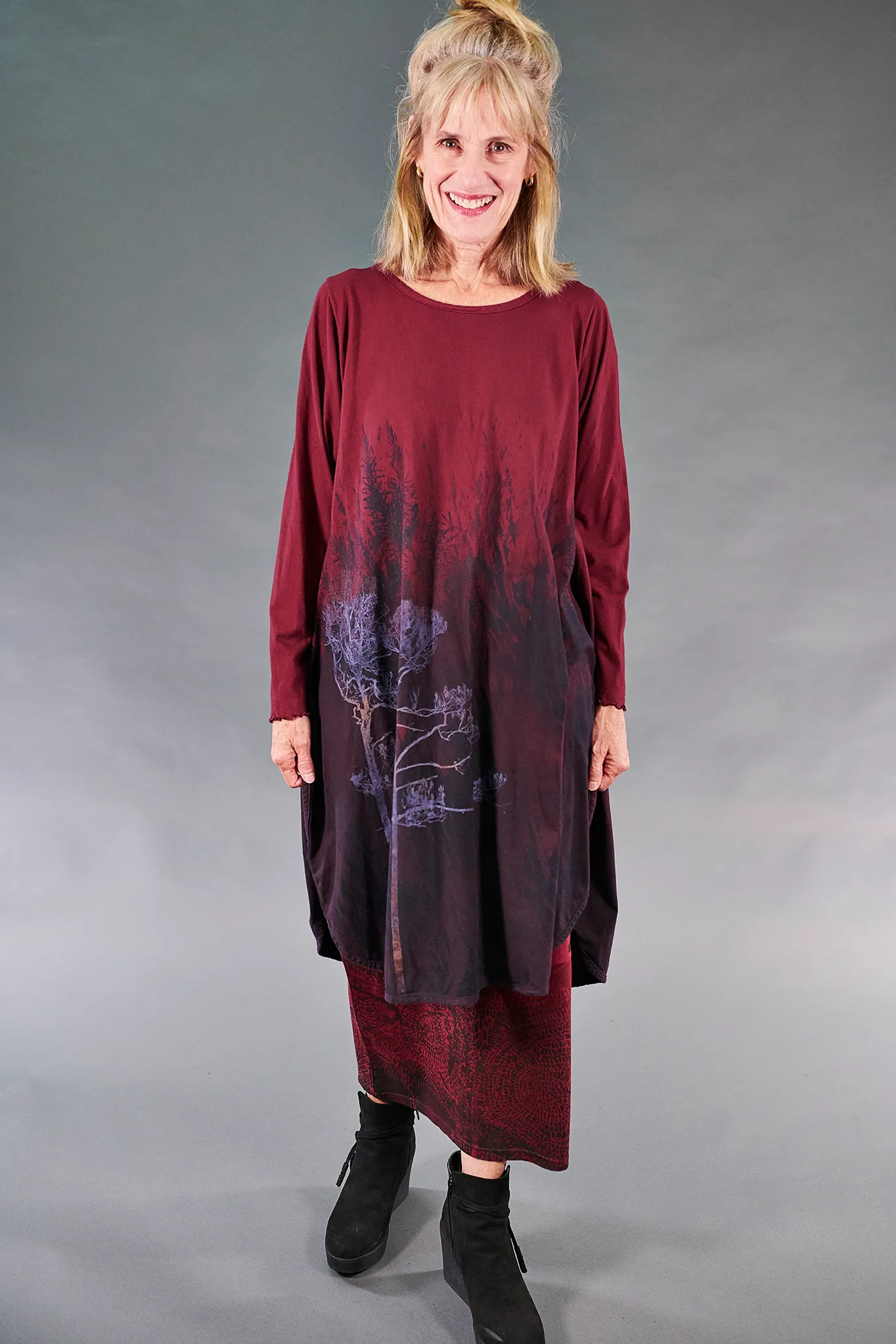 1257 HD Natalia Tunic Rowan/Noir-P