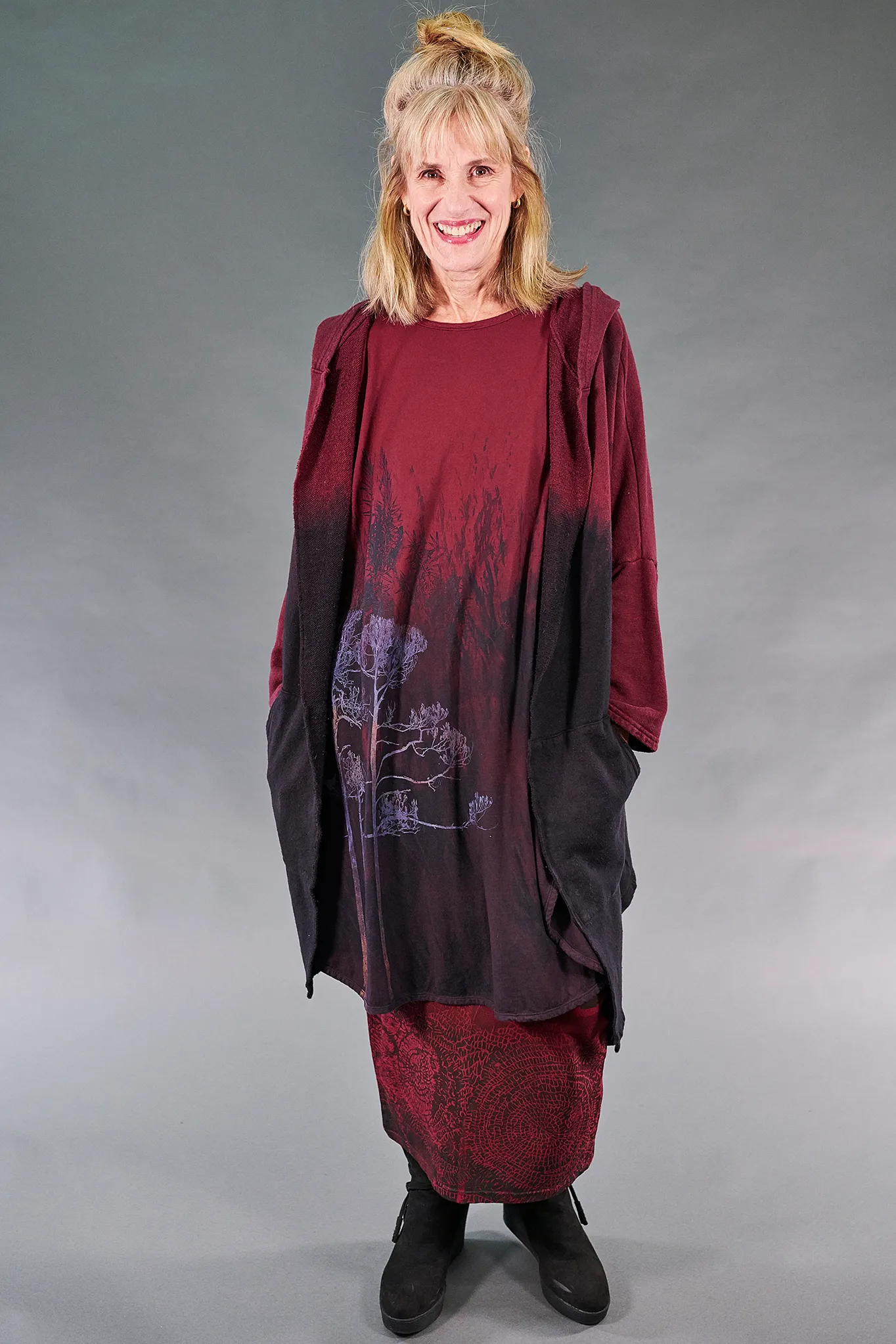 1257 HD Natalia Tunic Rowan/Noir-P