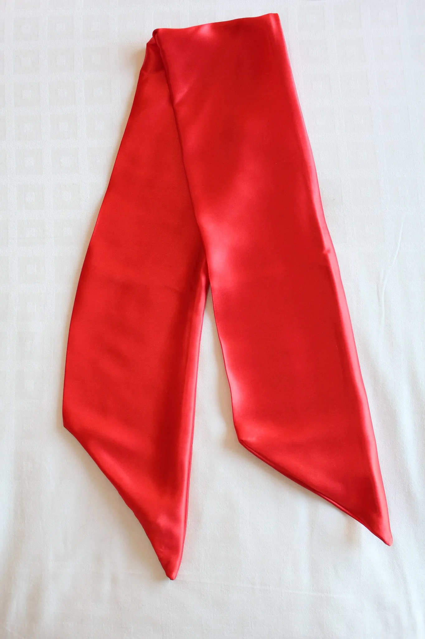 1258. Red Silk Hair Wrap