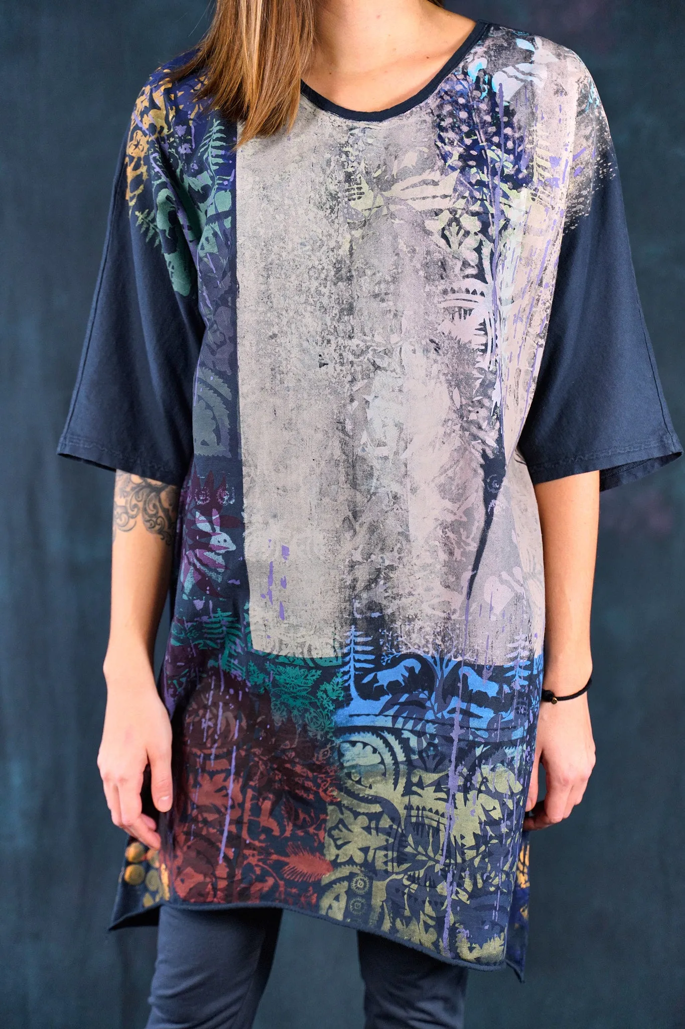 1564 Euro Slim Fit Art Tunic Ink-P