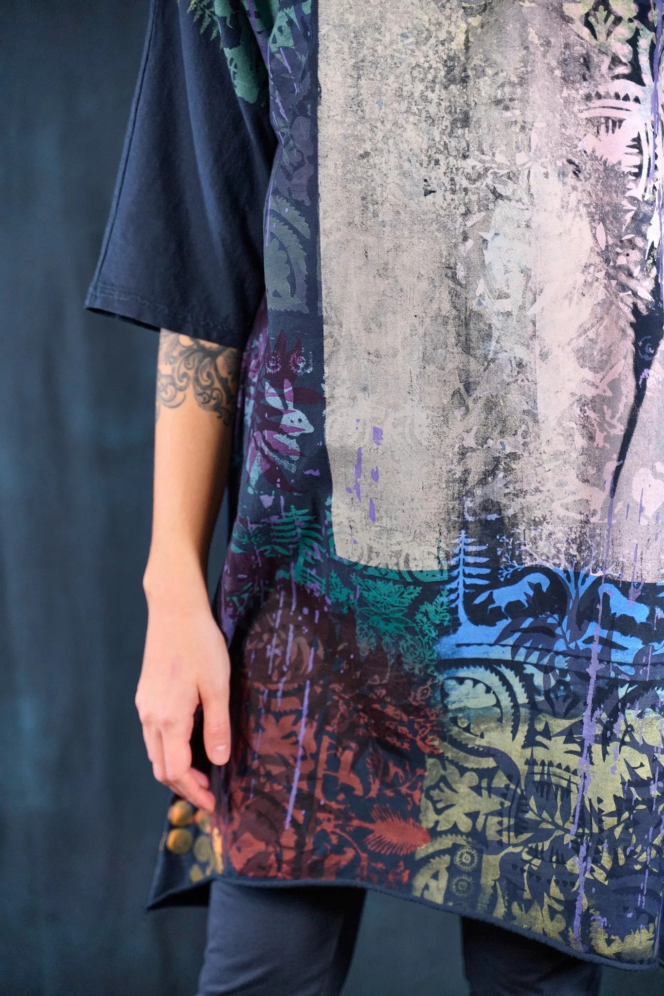 1564 Euro Slim Fit Art Tunic Ink-P