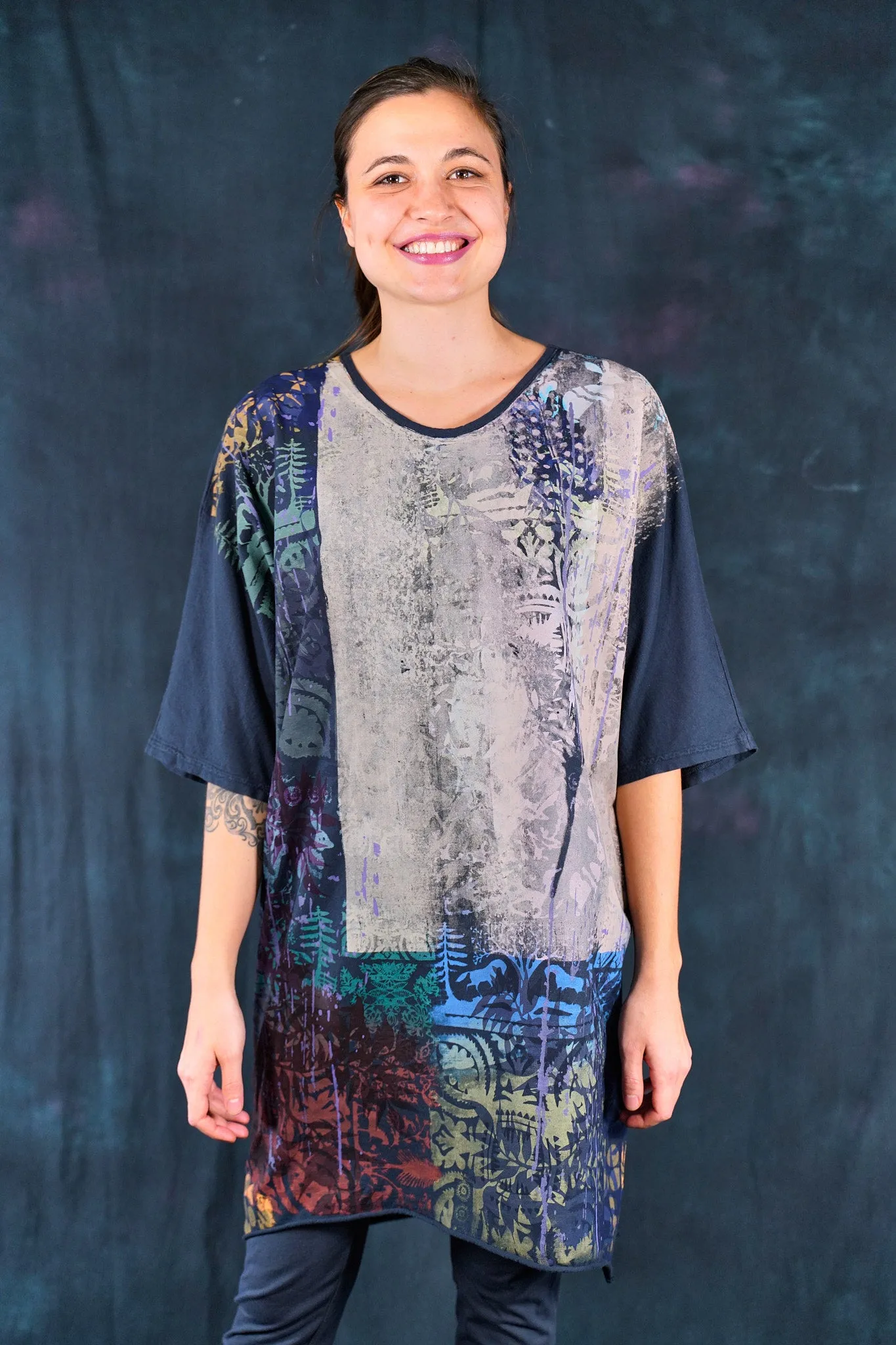1564 Euro Slim Fit Art Tunic Ink-P