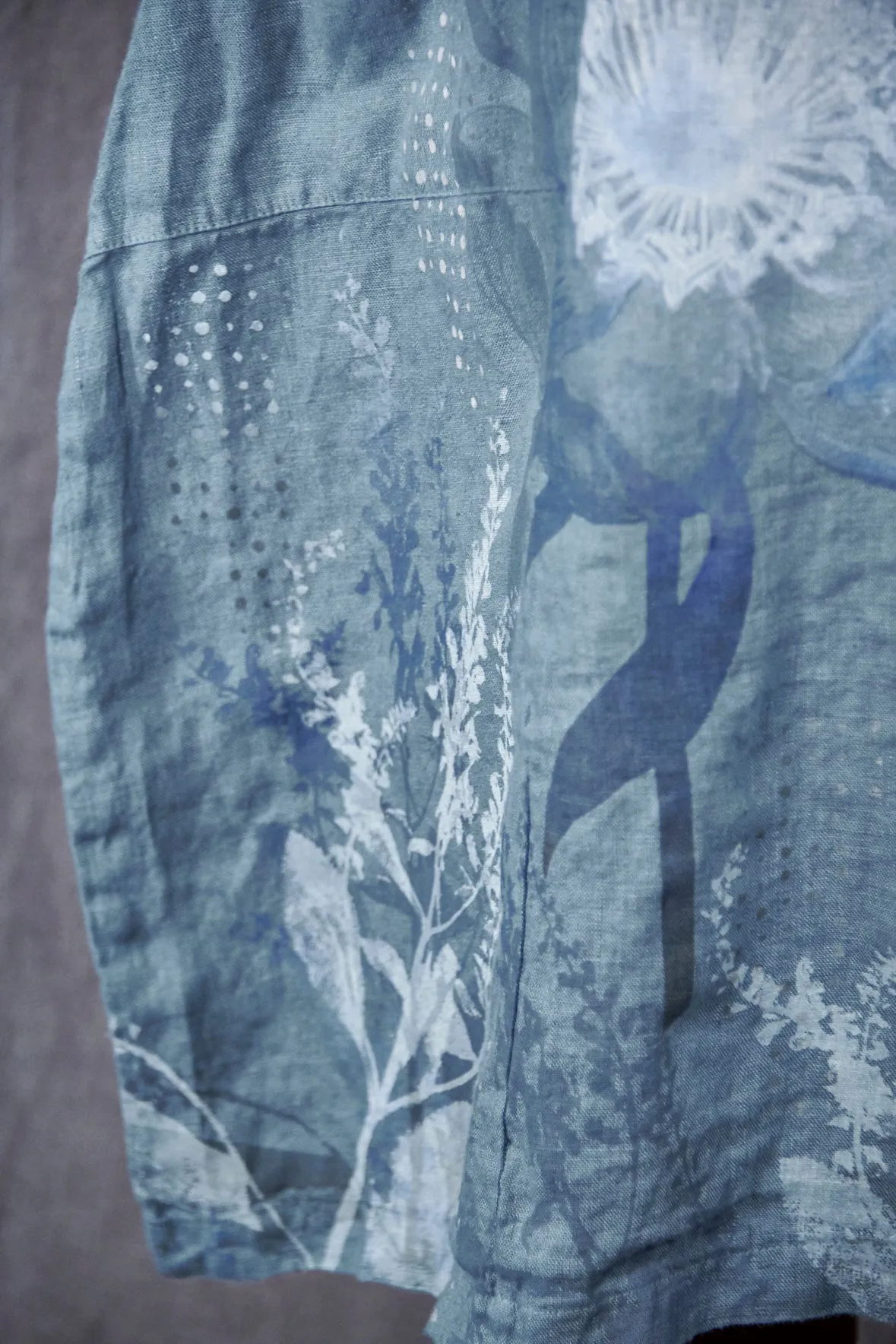 2133 Crossover Linen Tunic La Mer-P