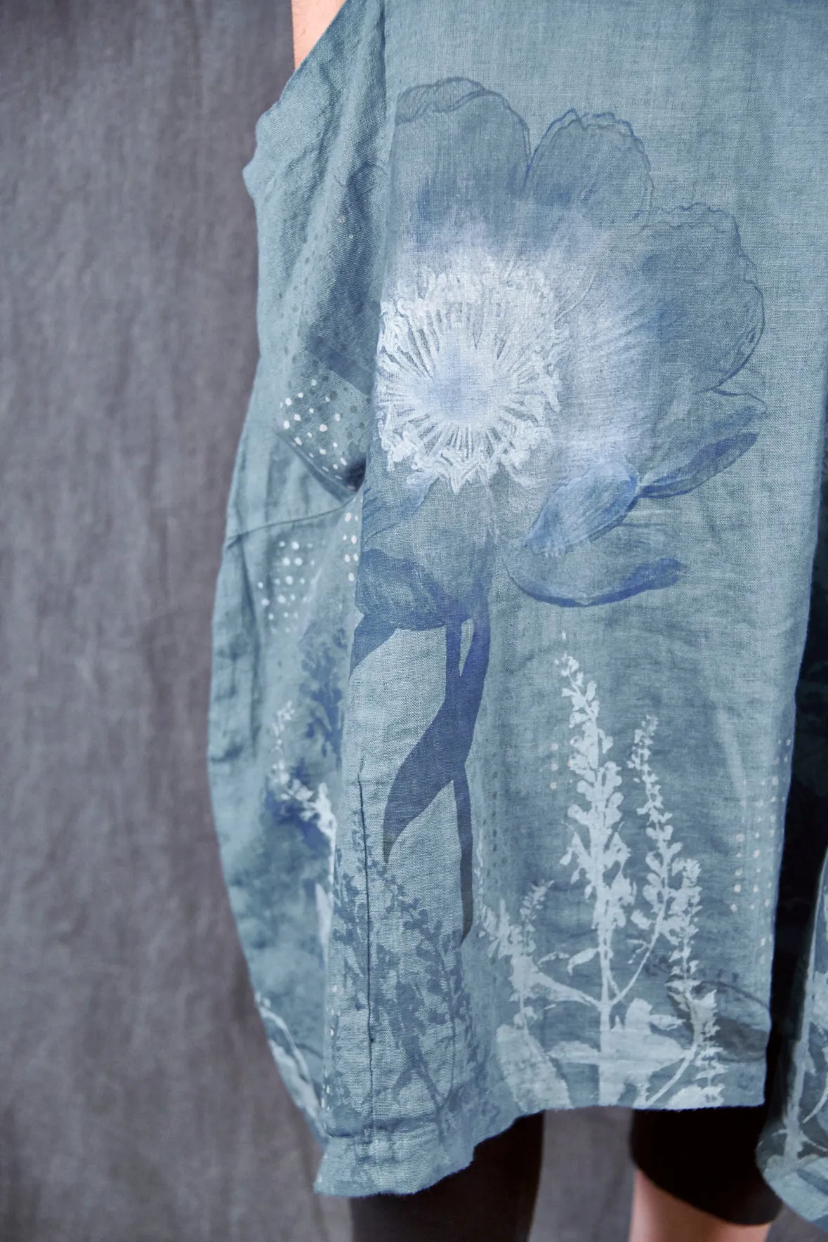 2133 Crossover Linen Tunic La Mer-P