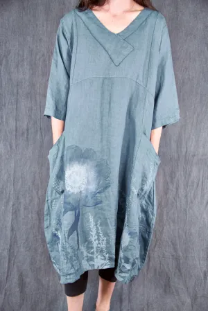 2133 Crossover Linen Tunic La Mer-P