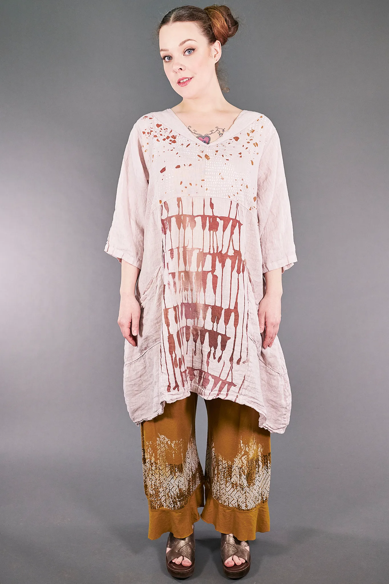 2185 V-Urchin Tunic Malva-P
