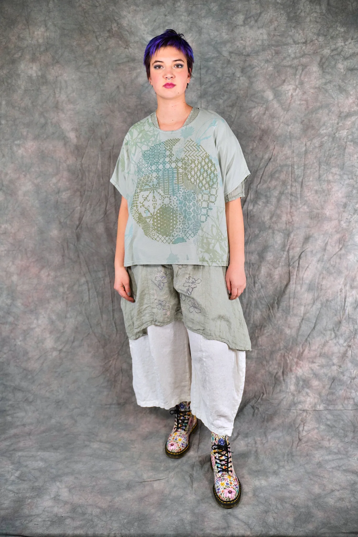 2193 Venetian Tunic Eucalyptus-P