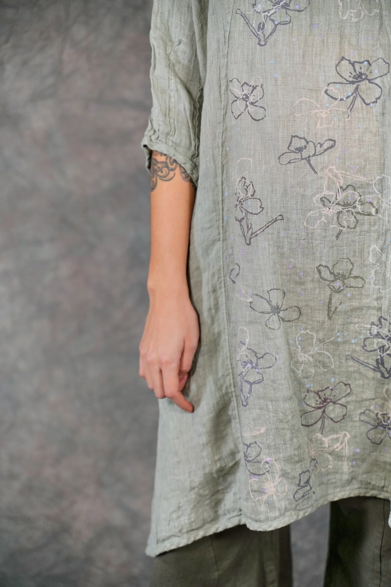 2193 Venetian Tunic Eucalyptus-P