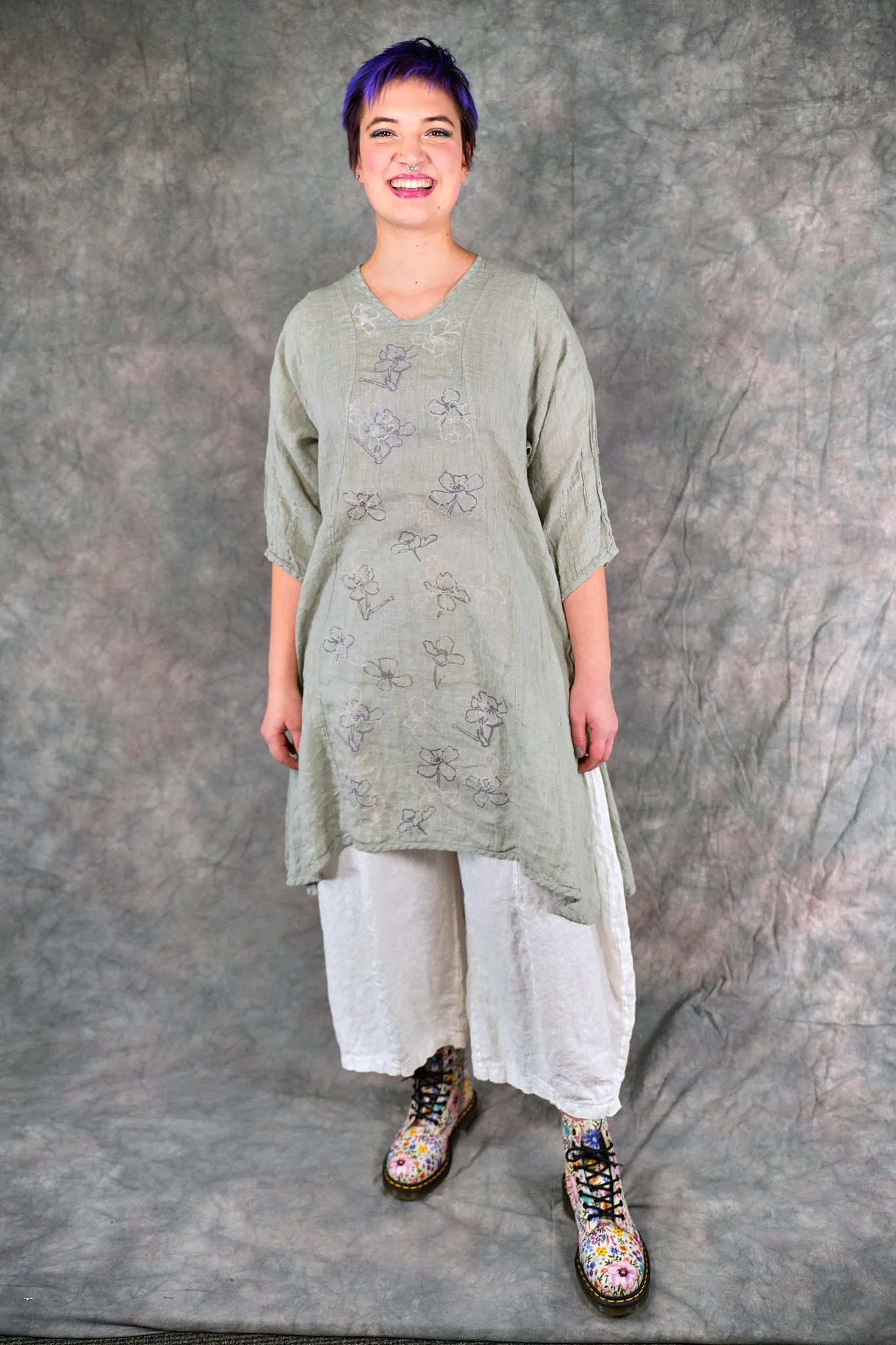 2193 Venetian Tunic Eucalyptus-P