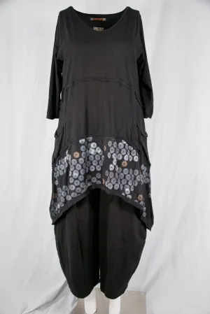 2222 Raw Seam Vector Black-P