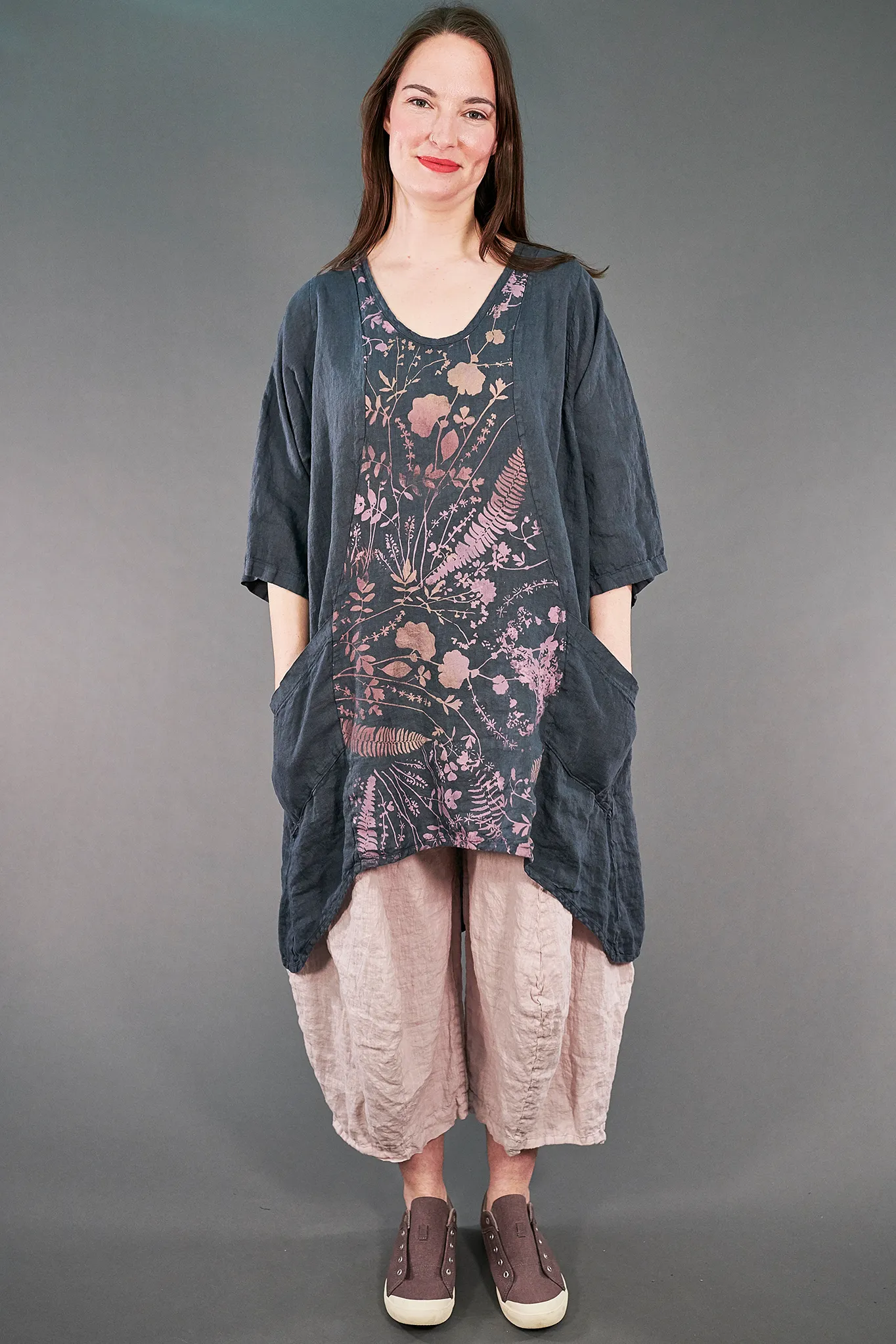 2229 Teatime Tunic Puddle-Summer Garden-P
