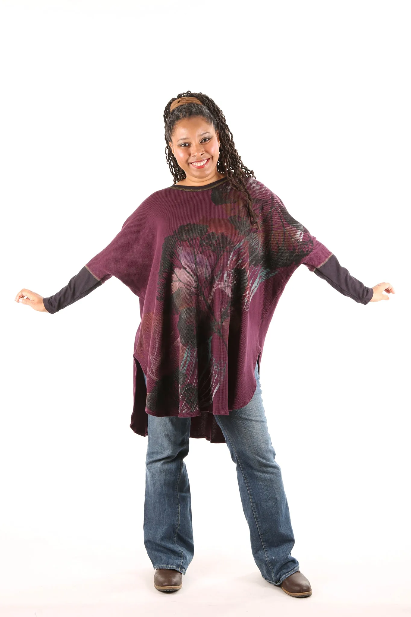 2251 Natural City Tunic-Jam- Layered Colors Symphony