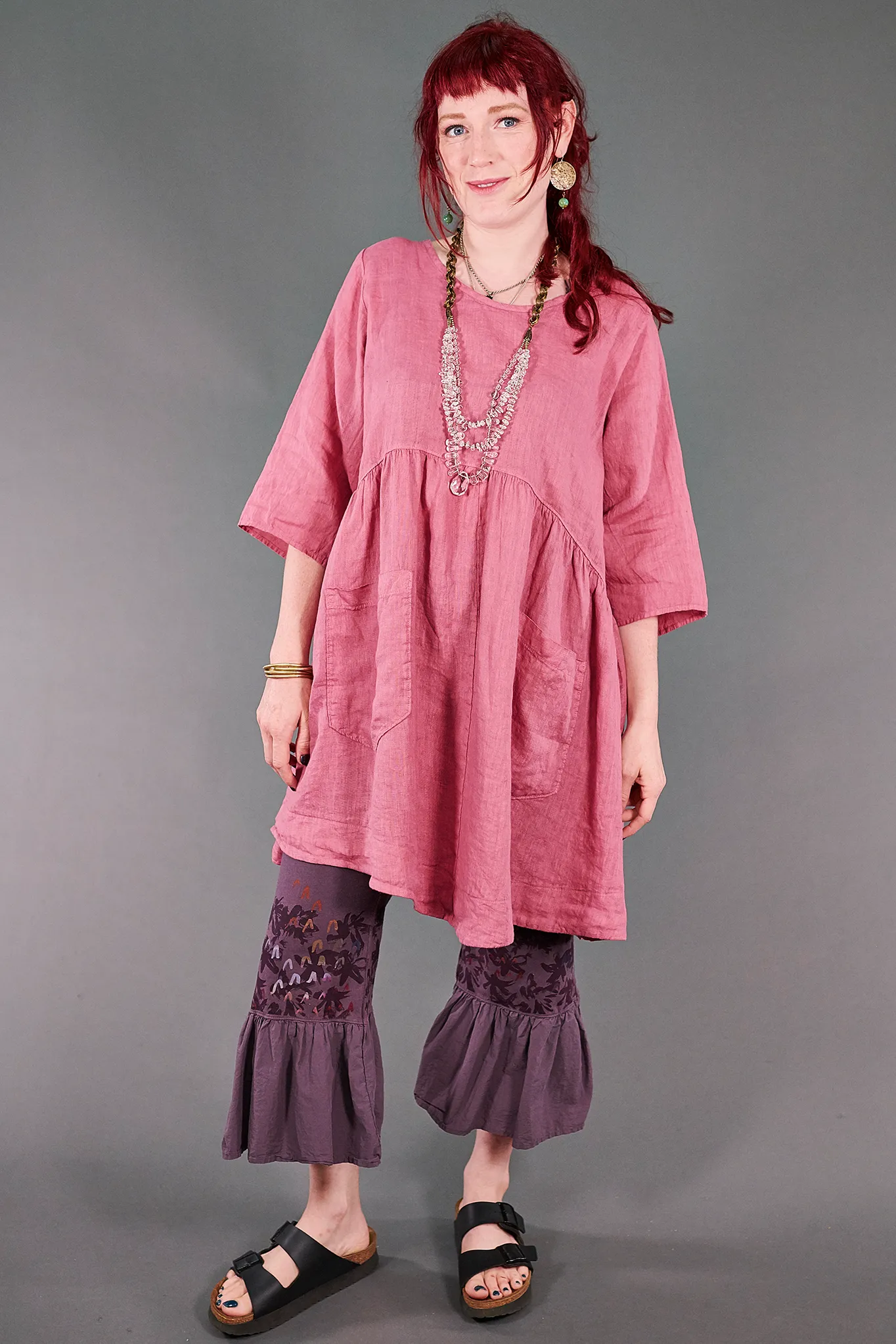 2259 Charleston Linen Tunic Bloom-U