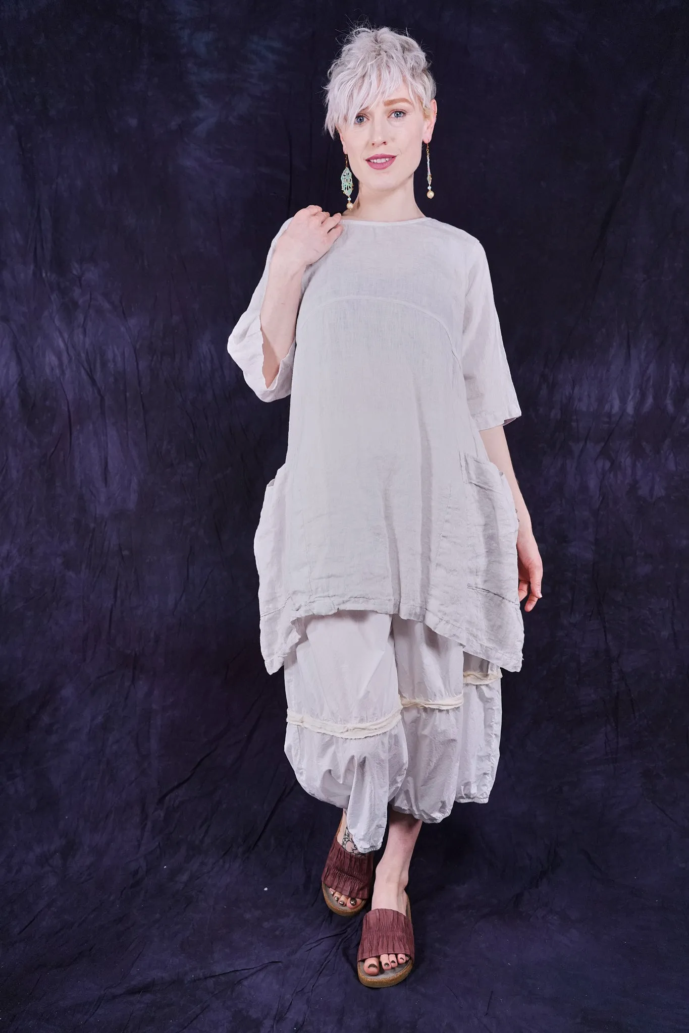 2270 Seaside Linen Tunic Dove-U