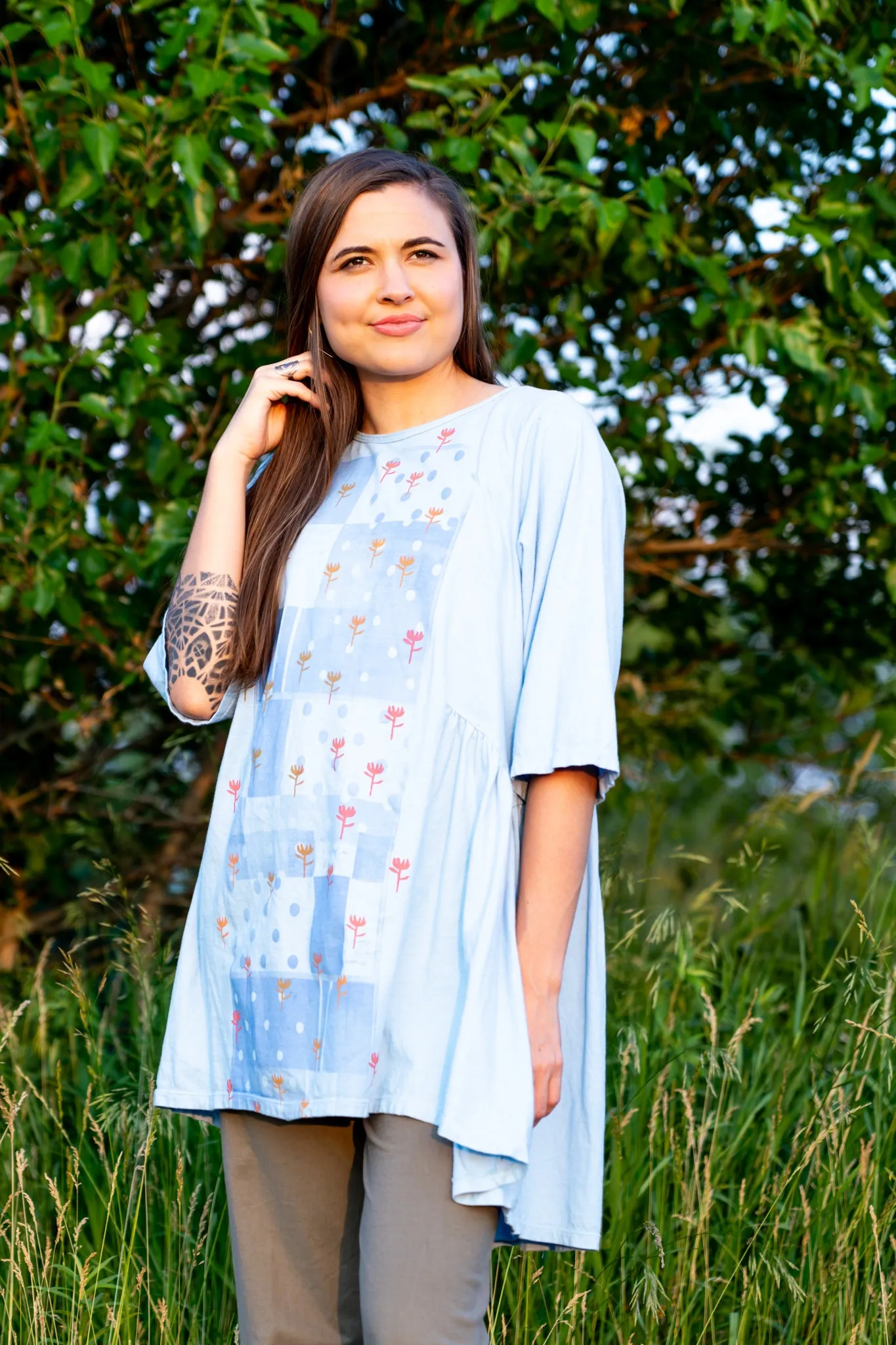 2284-2 Jen's Tunic Summer Splash-P