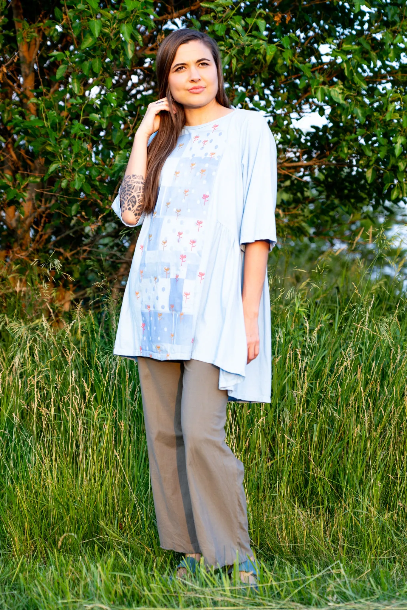 2284-2 Jen's Tunic Summer Splash-P