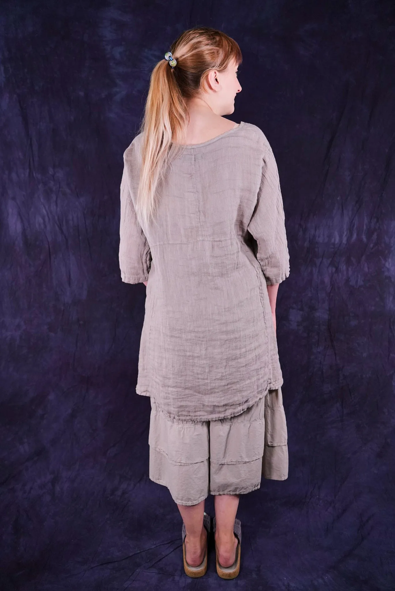 2315 Linen Zen Tunic Moon Rock