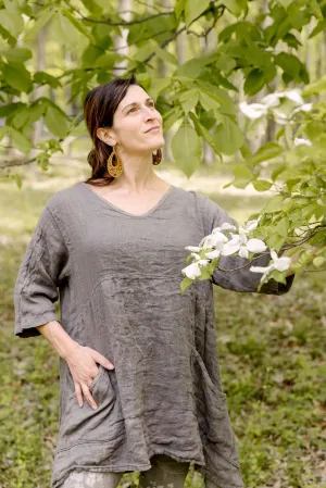 2315 Linen Zen Tunic Moon Rock