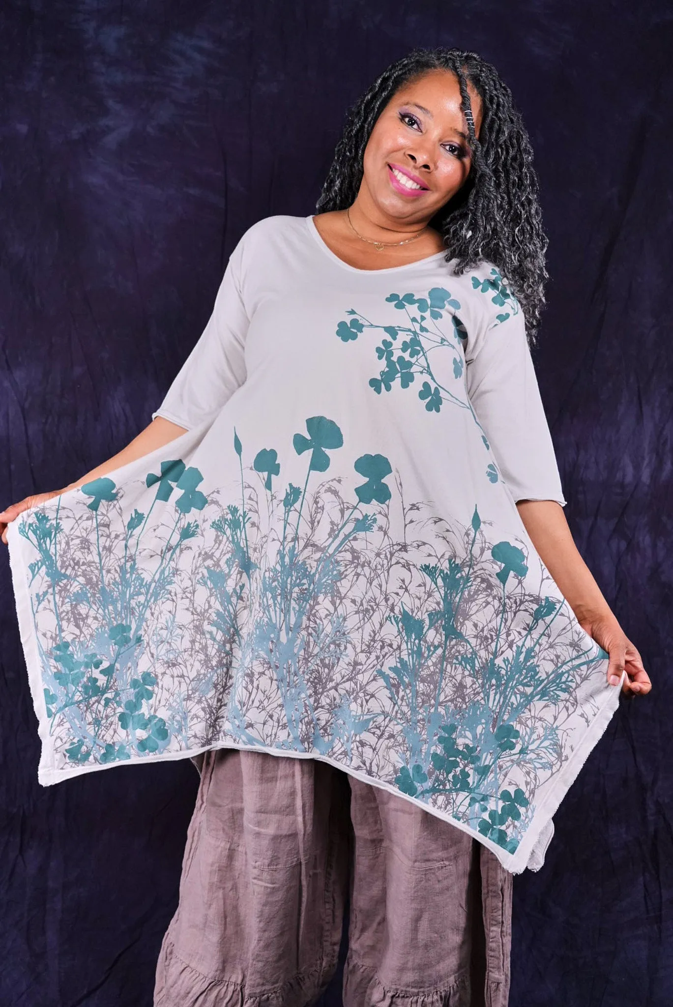 2335 Origami Tunic Dove-P