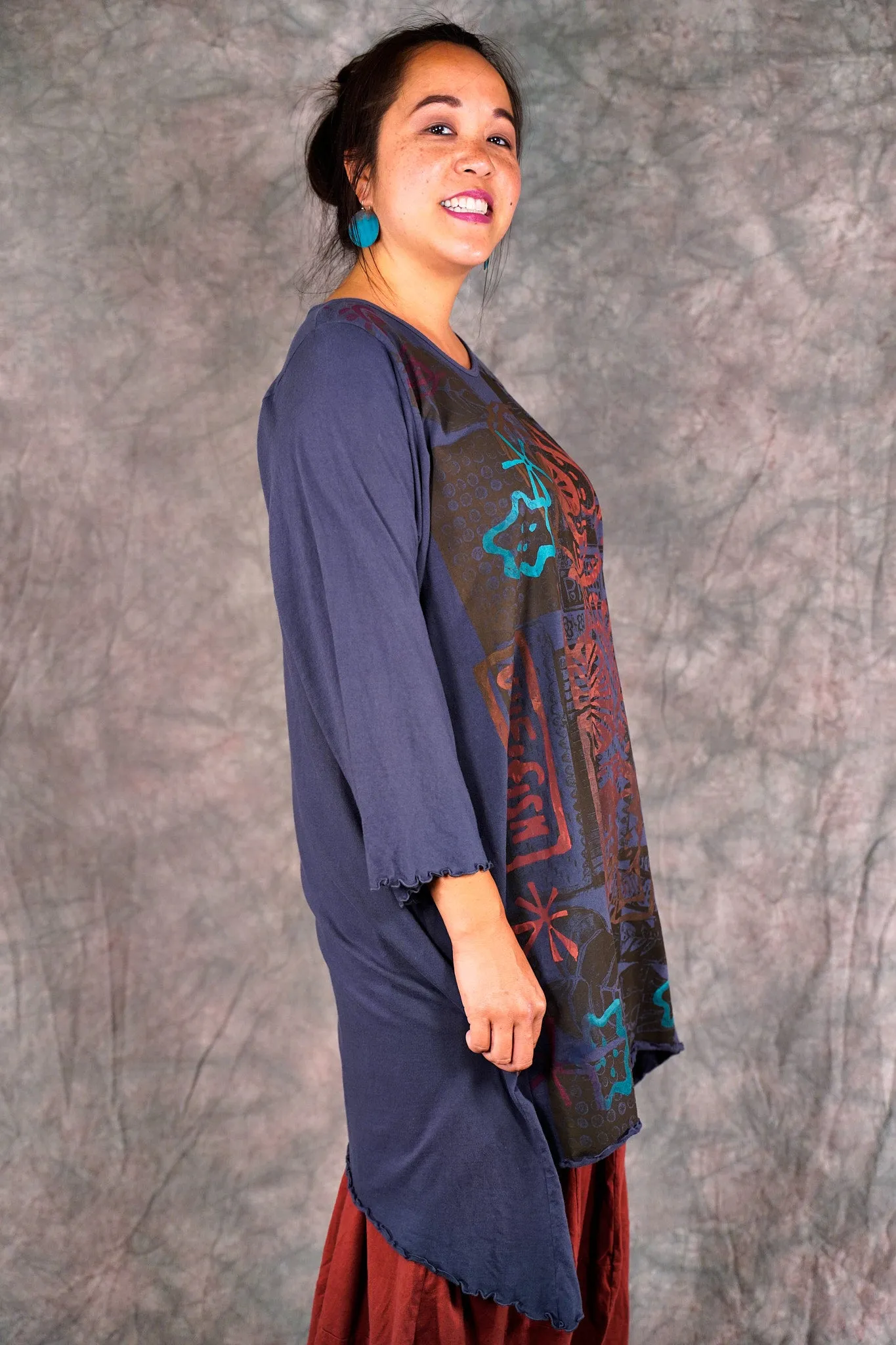 2361 Colorwheel Tunic Blackstone-P