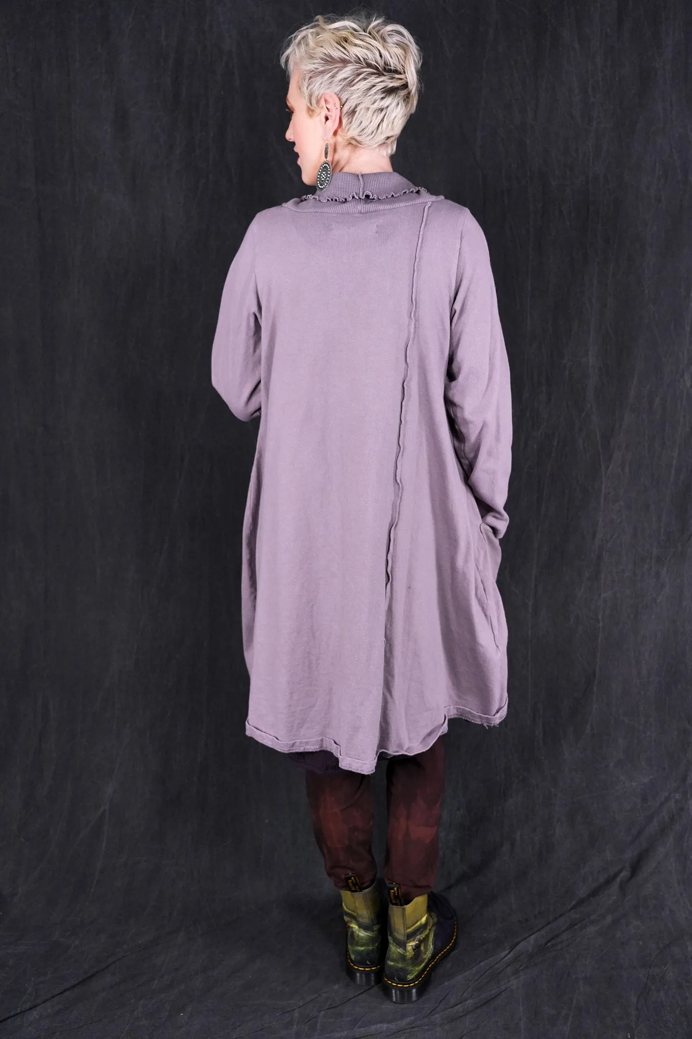 2362 Heavy Eco Cotton Pocket Tunic Aurore-U