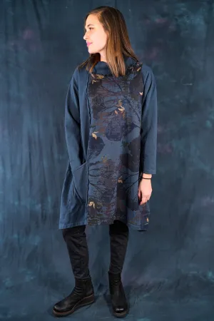 2362 Heavy Eco Cotton Pocket Tunic India Ink-P
