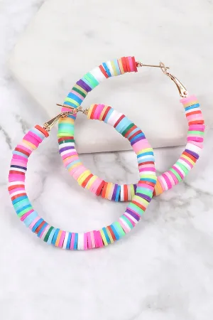 26452-35 - 35mm LIGHT MULTI HOOP EARRINGS