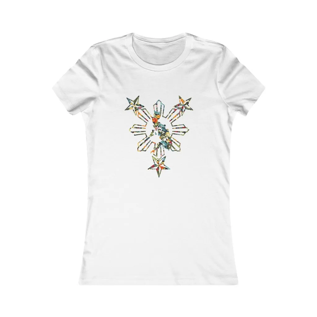 3 Star and Sun Floral Women's Favorite Tee