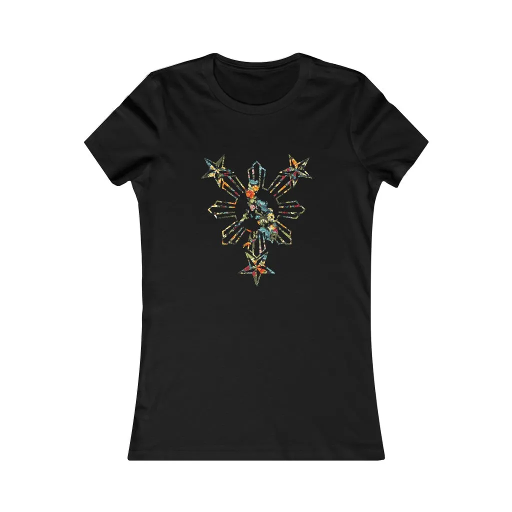 3 Star and Sun Floral Women's Favorite Tee