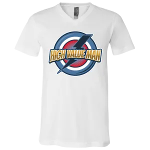 3005 Unisex Jersey SS V-Neck T-Shirt