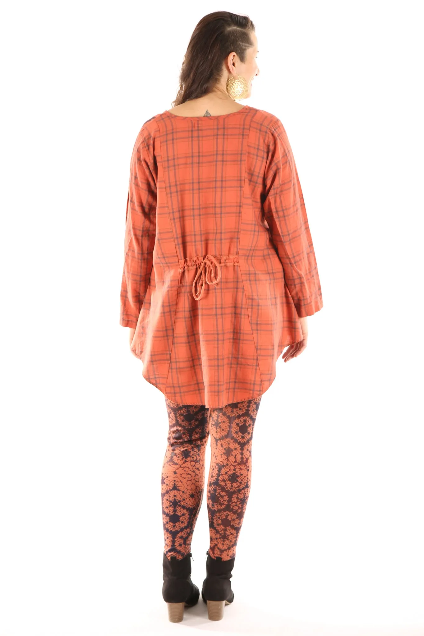 3201 Bamboo-lycra Legging Persimmon-Printed
