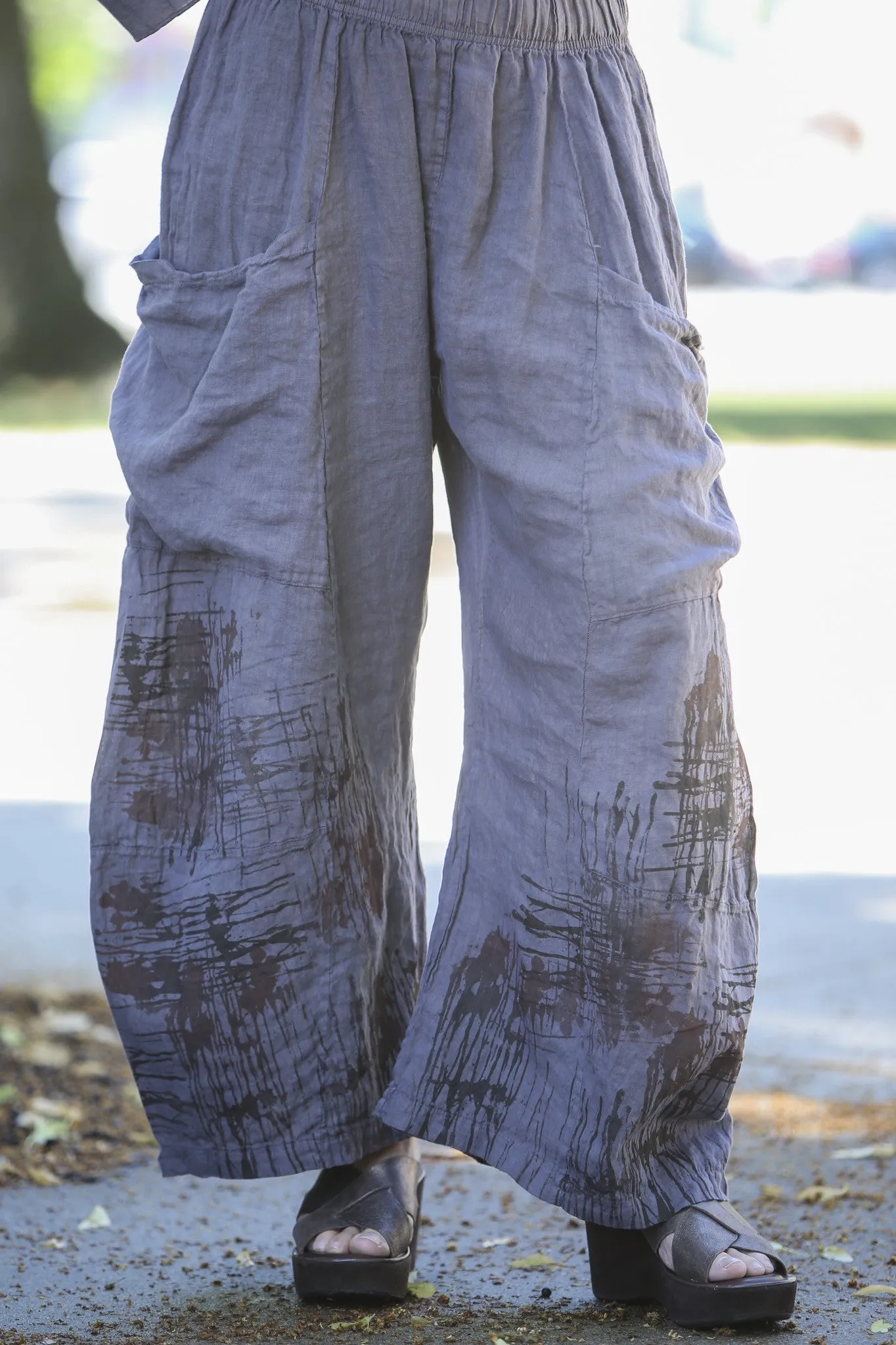 3285 Genealogist Linen Pant Dove-P