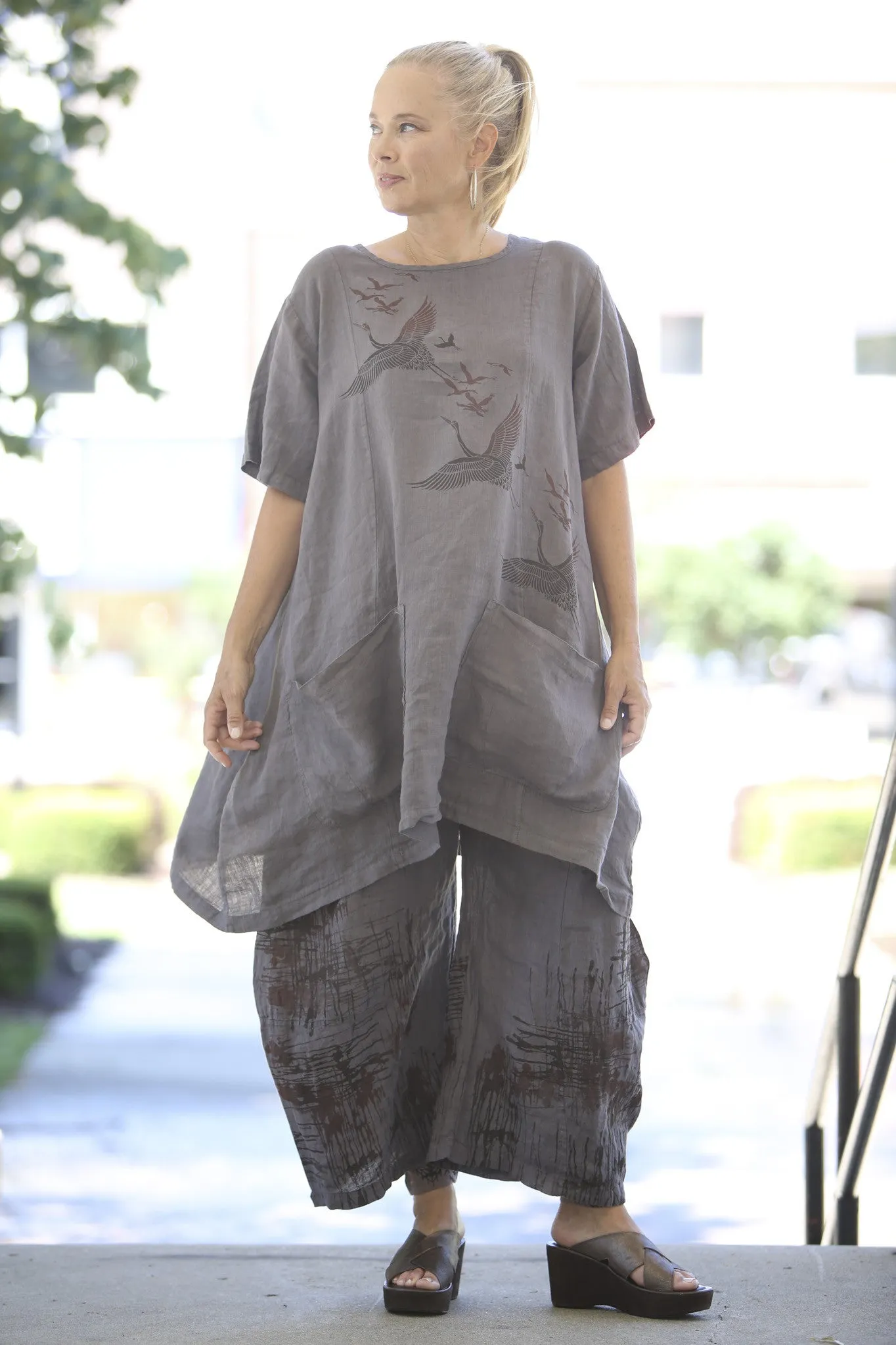3285 Genealogist Linen Pant Dove-P