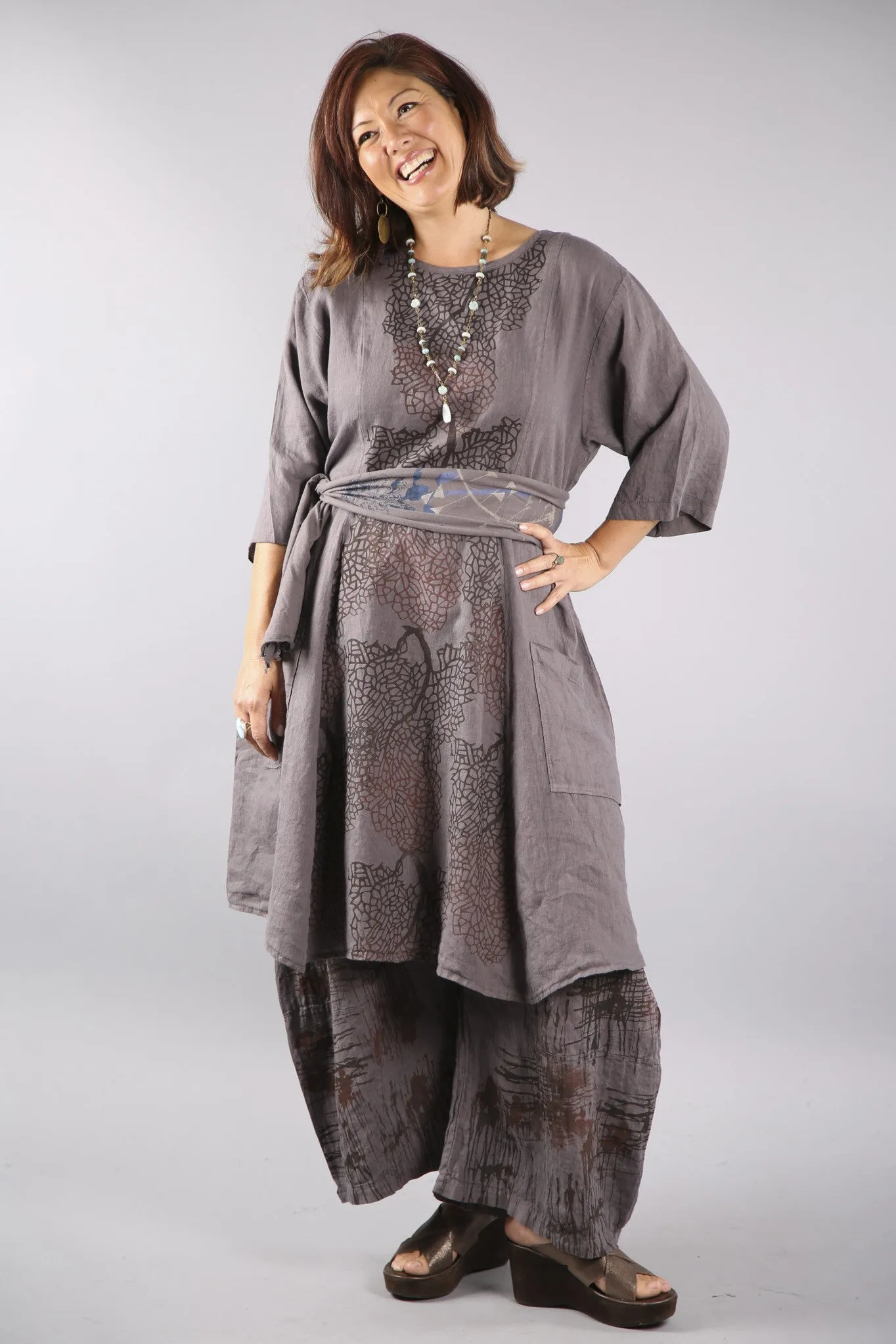 3285 Genealogist Linen Pant Dove-P