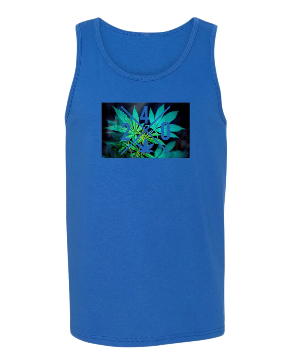 420 tank top, high quality leaf tank top