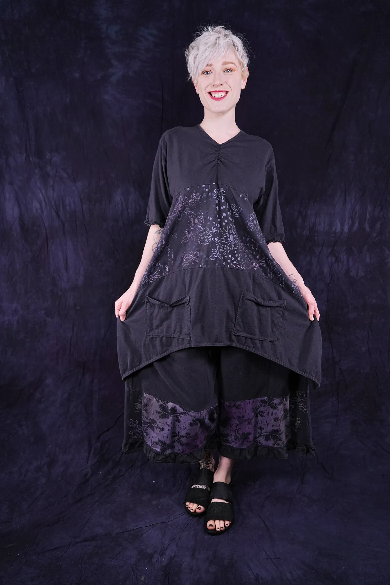 7253 Perfect Day Tunic Black Sand-P