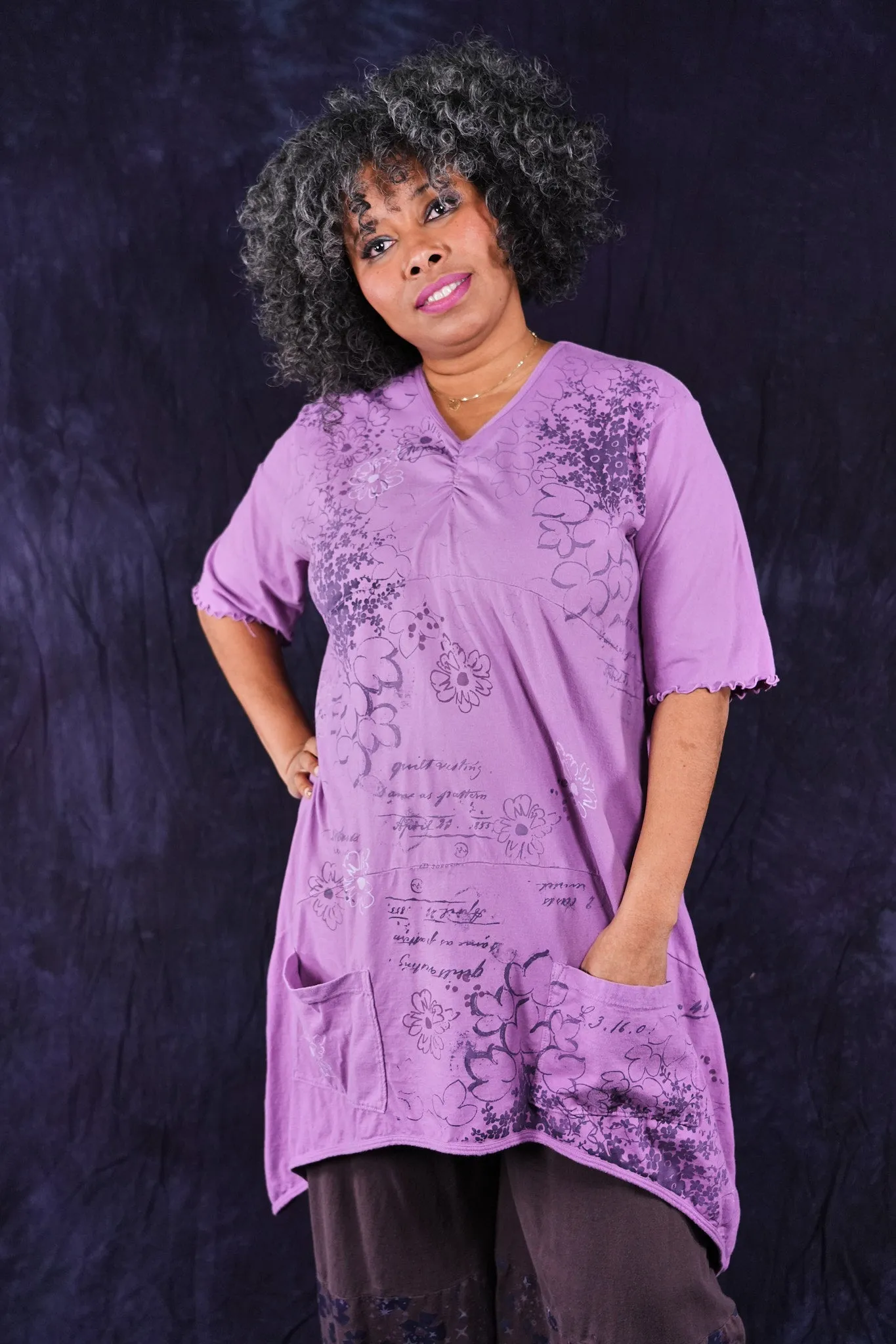 7253 Perfect Day Tunic Orchid-P