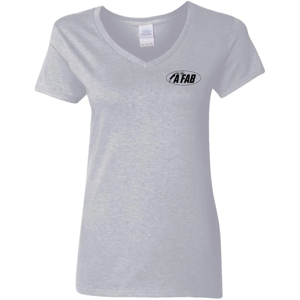 A Fab G500VL Ladies' 5.3 oz. V-Neck T-Shirt