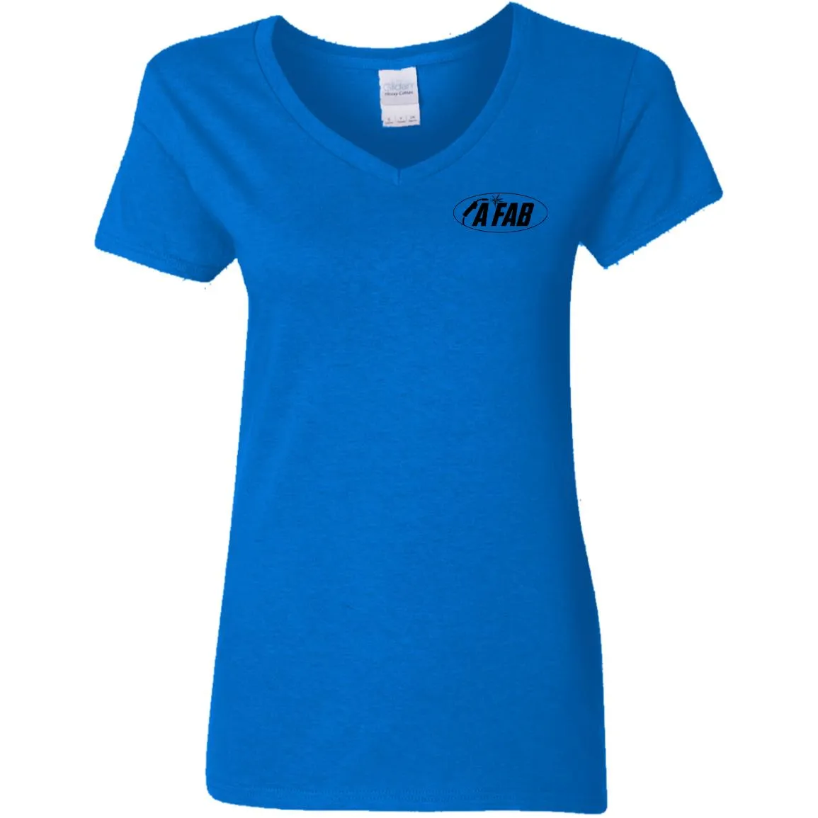 A Fab G500VL Ladies' 5.3 oz. V-Neck T-Shirt
