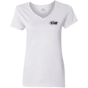 A Fab G500VL Ladies' 5.3 oz. V-Neck T-Shirt