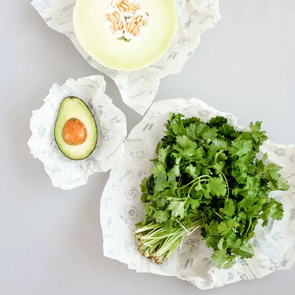Abeego Reusable Beeswax food wraps - Variety pack