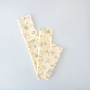 Abeego Reusable Beeswax food wraps - Variety pack
