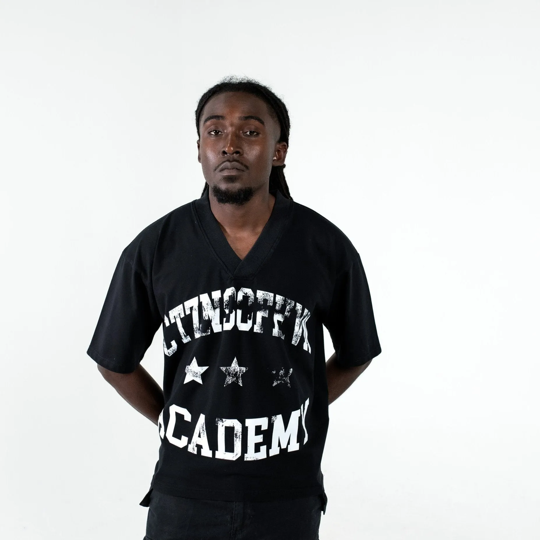 Academy Jersey V-Neck Tee