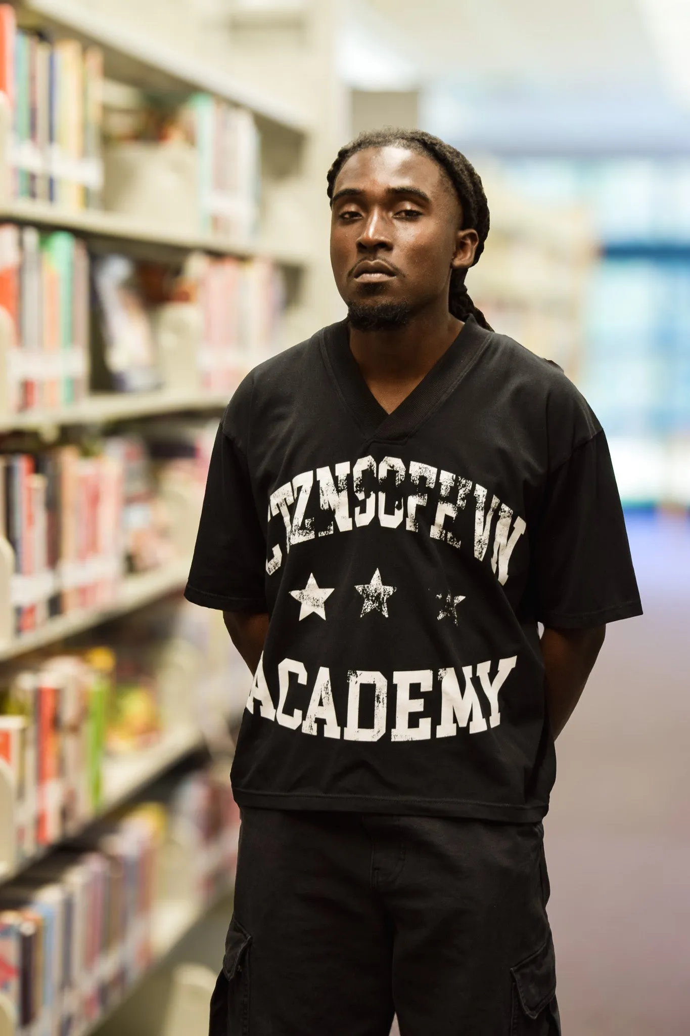 Academy Jersey V-Neck Tee
