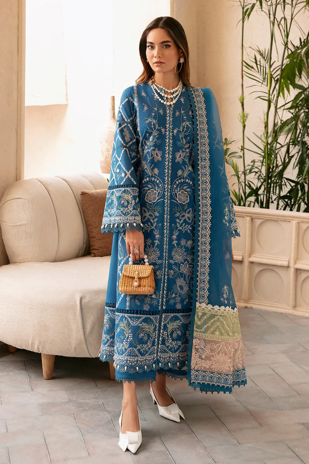 AFROZEH | CASCADE LUXURY LAWN 2024 | Amelia